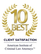 10 Best Client Satisfaction American Institute of Criminal Law Attorneys